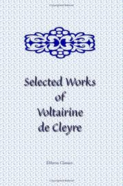 Cover of: Selected Works of Voltairine de Cleyre by Voltairine de Cleyre