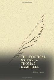 Cover of: The Poetical Works of Thomas Campbell | Thomas Campbell