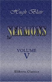 Cover of: Sermons by Hugh Blair