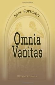 Cover of: Omnia Vanitas: A Tale of Society