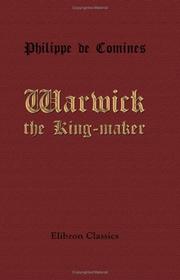 Cover of: Warwick the King-Maker