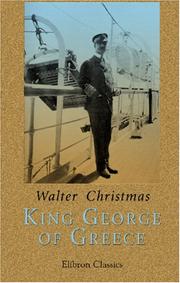 Cover of: King George of Greece