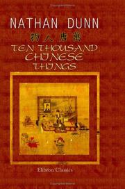 Cover of: Ten Thousand Chinese Things