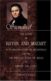 The Lives of Haydn and Mozart by L. A. C. Bombet