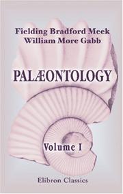 Cover of: Palæontology: Volume 1