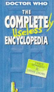 Cover of: The Completely Useless Encyclopedia: (Incorporating the Junior Doctor Who Book of Lists) (Doctor Who (BBC Paperback))