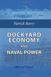 Cover of: Dockyard Economy and Naval Power
