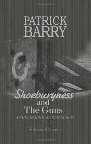 Cover of: Shoeburyness and the Guns: a Philosophical Discourse