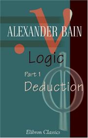 Logic by Alexander Bain