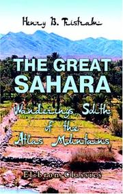 Cover of: The Great Sahara: Wanderings South of the Atlas Mountains