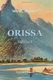 Cover of: Orissa by William Wilson Hunter