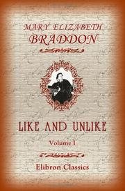 Cover of: Like and Unlike: Volume 1