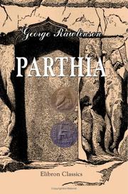 Cover of: Parthia by George Rawlinson