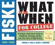Cover of: Fiske What to Do When for College, 4E (Fiske What to Do When for College) | Edward Fiske