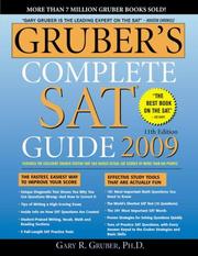 Cover of: Grubers Complete SAT Guide 2009 (Gruber's Complete Sat Guide)