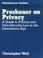 Cover of: Proskauer on Privacy
