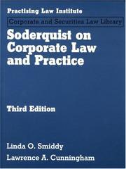 Cover of: Soderquist on Corporate Law and Practice (Pli's Corporate and Securities Law Library)