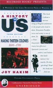 Cover of: A History of US: Making Thirteen Colonies (1600-1740) #2