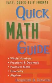 Quick Math Guide by Jacqueline B. Glasthal