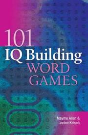 Cover of: 101 IQ Building Word Games