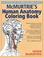 Cover of: McMurtrie's Human Anatomy Coloring Book