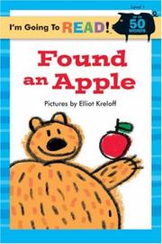 Cover of: I'm Going to Read (Level 1): Found an Apple (I'm Going to Read Series)