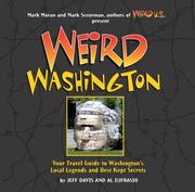 Cover of: Weird Washington by by Jeff Davis and Al Eufrasio