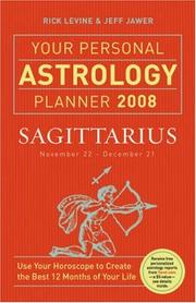 Cover of: Your Personal Astrology Planner 2008: Sagittarius (Your Personal Astrology Planner)