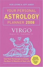 Cover of: Your Personal Astrology Planner 2008: Virgo (Your Personal Astrology Planner)
