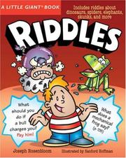 Cover of: A Little Giant Book: Riddles (Little Giant Books)