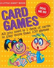 Cover of: A Little Giant Book: Card Games (Little Giant Books)