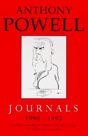 Journals, 1990-1992 by Anthony Powell