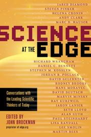 Cover of: Science at the Edge: Conversations with the Leading Scientific Thinkers of Today