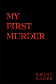 Cover of: My First Murder