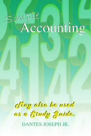 Cover of: Simple Accounting by Dantes Joseph Jr