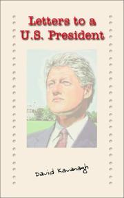 Cover of: Letters to a U.S. President
