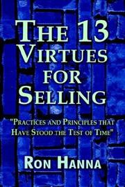 Cover of: The Thirteen Virtues for Selling