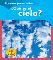 Cover of: Que es el Cielo?/ What is the Sky?