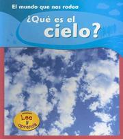 Cover of: Que Es El Cielo?/what Is The Sky? (Lee Y Aprende, El Mundo Que Nos Rodea/the World Around Us)