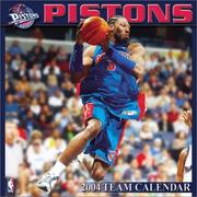 Cover of: Detroit Pistons 2004 16-month wall calendar