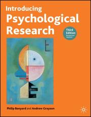 Cover of: Introducing Psychological Research: Third Edition