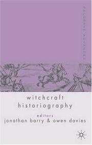 Cover of: Palgrave Advances in Witchcraft Historiography (Palgrave Advances)