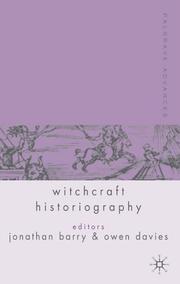 Cover of: Palgrave Advances in Witchcraft Historiography (Palgrave Advances)