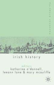 Cover of: Palgrave Advances in Irish History (Palgrave Advances)