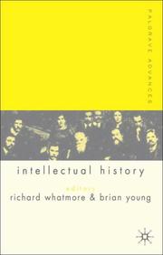 Cover of: Palgrave Advances in Intellectual History (Palgrave Advances)