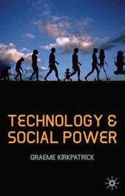 Cover of: Technology and Social Power