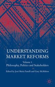 Cover of: Understanding Market Reforms, Volume 1 by McMahon (I), Gary