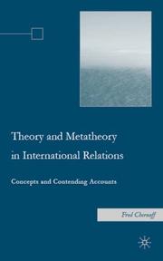 Cover of: Theory and Metatheory in International Relations by Fred Chernoff