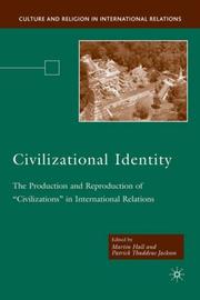 Cover of: Civilizational Identity | Martin Hall