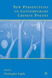 Cover of: New Perspectives on Contemporary Chinese Poetry